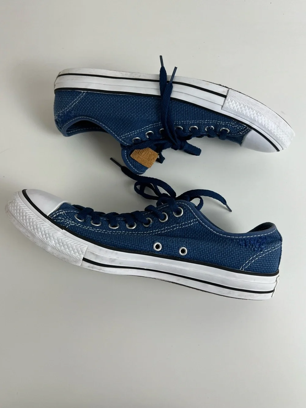 Converse Chuck Taylor All Star Blue Low Top Canvas Sneakers Skater Men’s 11 - Picture 5 of 12